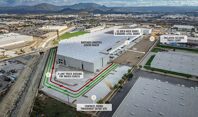 Birtcher Logistics Center Construction Progress