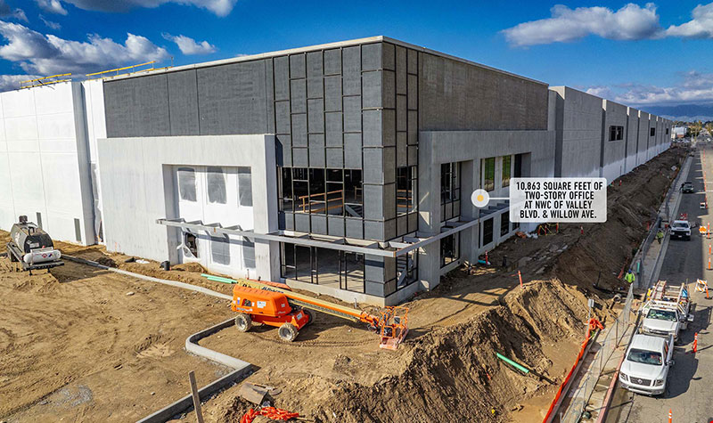 Birtcher Logistics Center Construction Progress