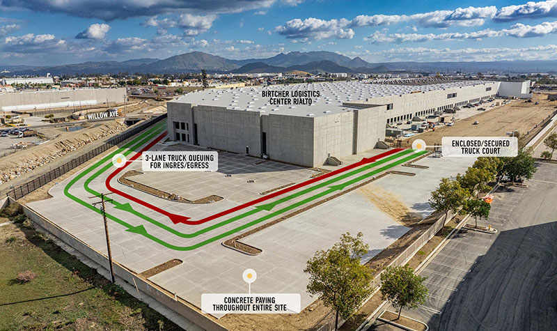 Birtcher Logistics Center Construction Progress