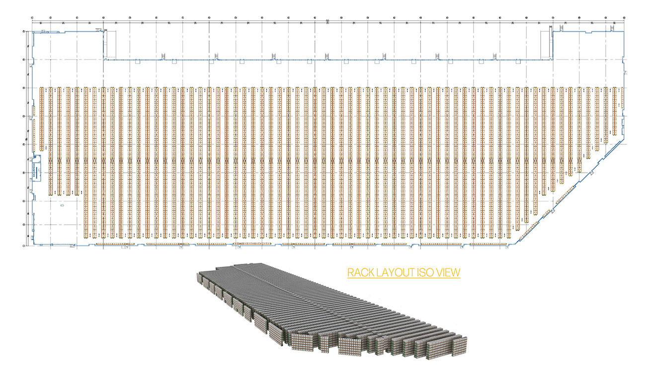 Birtcher Logistics Center Rialto Conceptual Racking Plan